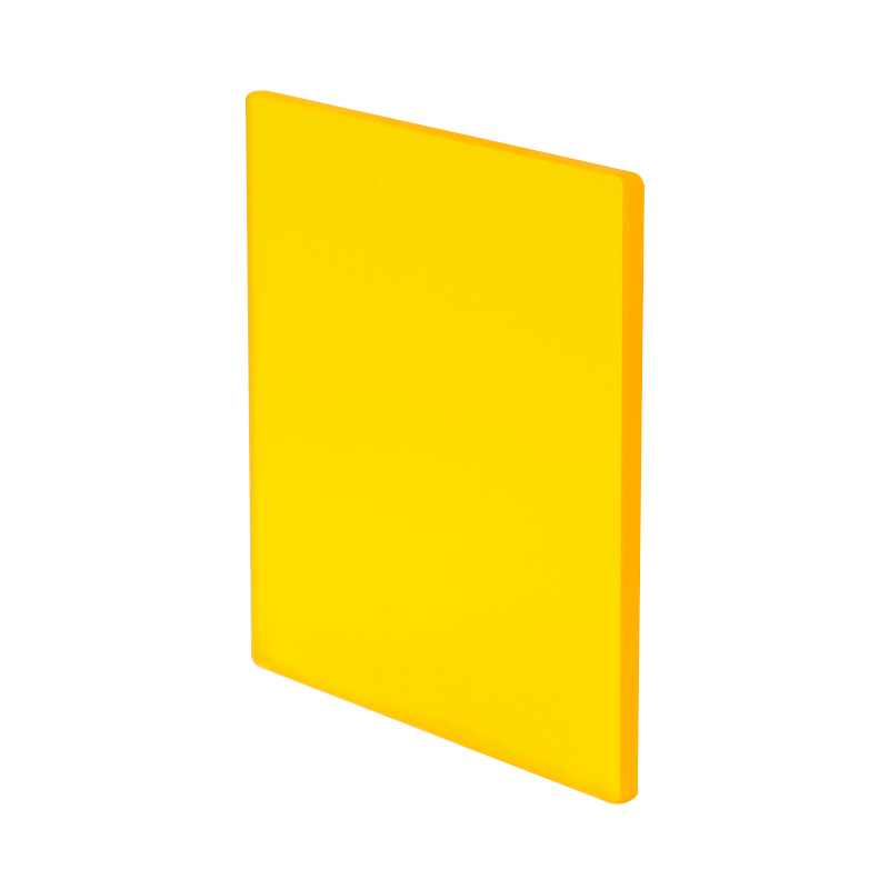 Golden yellow Cut‑off glass filter